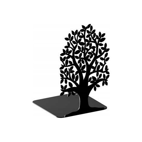 Fermalibri per mensola in acciaio, albero, 18 cm, nero