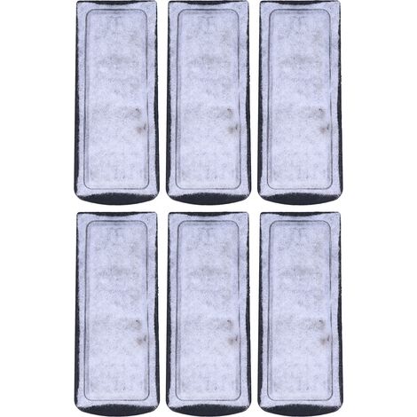 6 mousses filtrantes de rechange pour aquarium, accessoire filtre mural pour bac à poissons