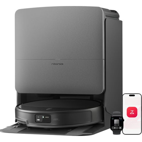 Roborock Saros 20 Robot Aspirateur Laveur, 36 000 Pa, Châssis AdaptiLift 3.0, Système Autonome StarSight 2.0, Double Anti-enchevêtrements, Technologie FlexiArm, Nouvelle Station RockDock, Ultra-Mince 