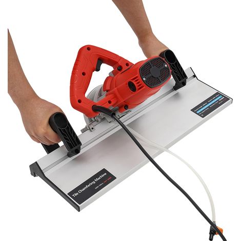 Fliesenschneider, leistungsstarker 1200-W-Motor, hohe Schnittgeschwindigkeit, rot (1/5)