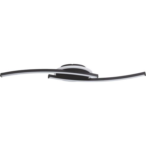 Plafonnier LED Lungolago, lampe de plafond pour salon et chambre