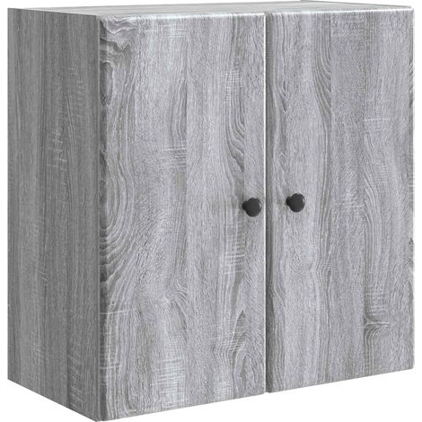 Armoire Murale Sonoma gris 59 x 31 x 60 cm Bois d'ingénierie vidaXL