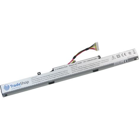 Trade-Shop Premium Li-Ion Akku 14,4V/14,8V/15V / 2200mAh für Asus X550D X752LI ZX53V X751L X751LA X751LAV X751LB X751LD X751LDV X751LJ X751LJC