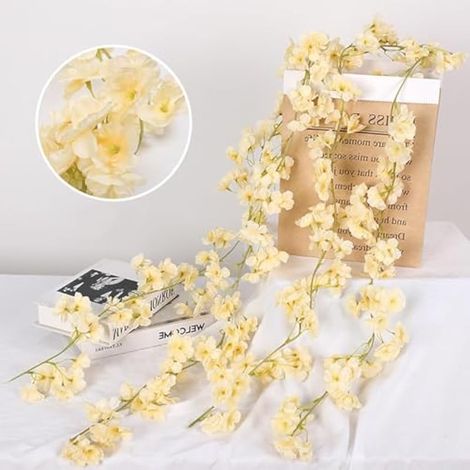 Fleurs de cerisier artificielles Sakura 180 cm - Lot de 3 (1/3)