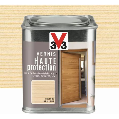 Vernis bois V33 Haute Protection Incolore brillant 0,25 L (1/2)