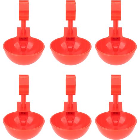 Lot de gobelets pour poules, abreuvoirs automatiques à ressort pour poules, canards et oies. (1/5)