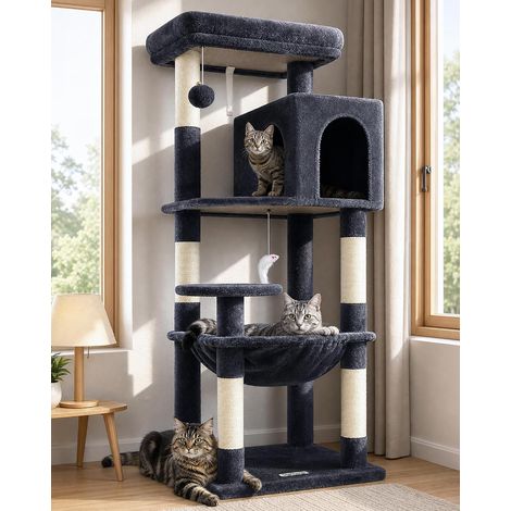 F53 Arbre a Chat Hamac Niches Plateforme pour Grand Chats Chaton (1/5)