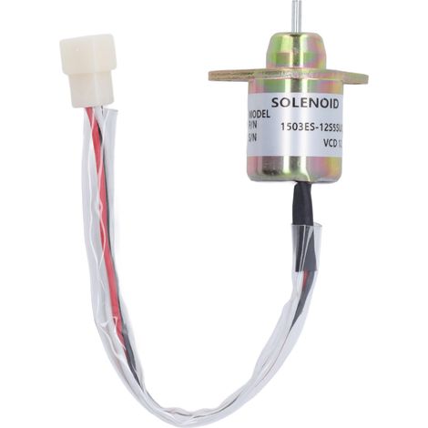 Pièces pour excavatrice DC 12V 1503ES-12S5SUC5S (Vanne d'arrêt de carburant, vanne d'arrêt de flamme)