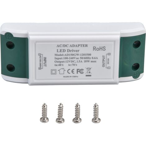 Alimentation LED à Courant Constant pour Bandeaux LED Flexibles, Transformateur AC100‑240V