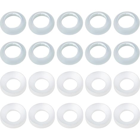 10 Paar M6 Aluminium-Scheibenbremssattelschalen (konvex/konvex) für Post-Mount Rennräder/MTB-Fahrräder (1/5)