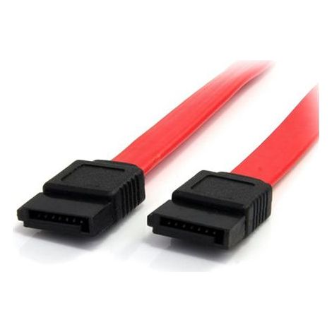 StarTech ST SATA18 - Kabel SATA 6 Gb/s Bu. SATA Bu., 45 cm, rot (1/5)