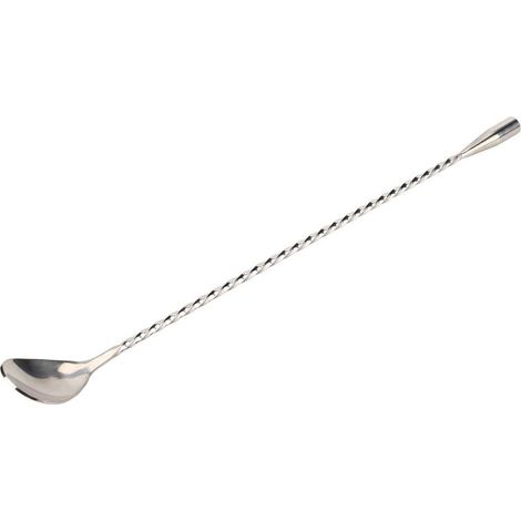 Agitateurs à Cocktail en Forme de Cuillère à Bar, Agitateurs à Boissons en Acier Inoxydable avec Long Manche à Fil Fin, Bâtonnet à Cocktail pour Boissons à Cocktail, Café (1/5)