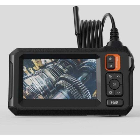 Camerascope endoscopico HD 1080P con schermo IPS, angolo di visione di 170 gradi, impermeabile IP67 con luci LED, batteria da 2000 mAh per lavori di ispezione delle fognature (5 m) (1/4)