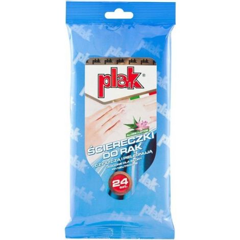 Lingette Pour Les Mains - Aloe Vera Et Fleur De Lotus - 24 Pièces (1/2)