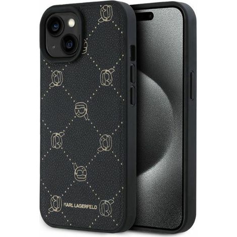 Karl Lagerfeld MagSafe Karl Head Schwarze iPhone 15 Hülle (1/4)