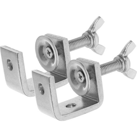 2 Pièces Serrage-joints C en Acier Inoxydable 25mm  Ouverture Finition Argenté Plage de Serrage Format Compact 0-25mm 30mm (1/5)