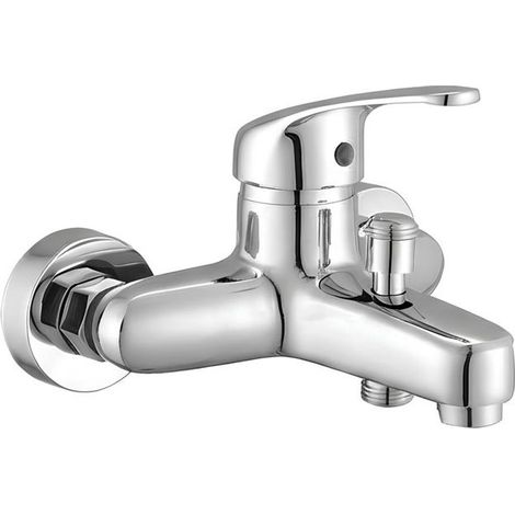 Mitigeur de bain et douche - AVIZAR - Encastré - Laiton chromé - Cartouche céramique - Écartement 170 mm (1/4)