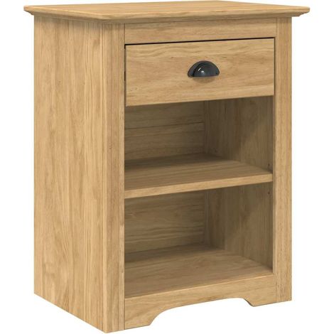 Maison Exclusive - Armadio da Notte BODO Marrone miele 53 x 38,5 x 67 cm