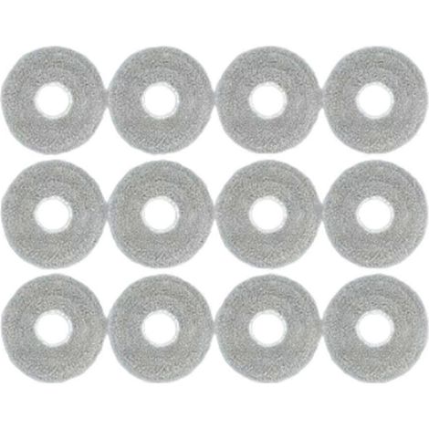 12 Reinigungstücher für Cecotec Conga X70 Staubsaugerzubehör, Ersatz-Wischmopppads (1/5)