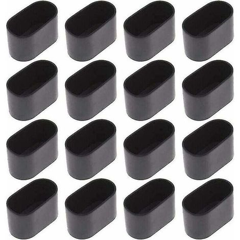 Pieds de Table Ovales en Acier Noir Lot de 16 Pièces Design Moderne et Stable pour Meubles Sur Mesure - (1/4)