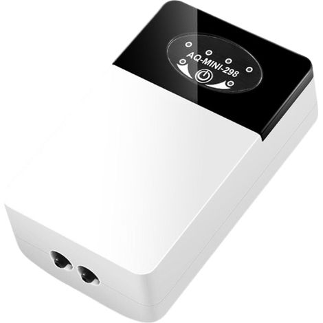 Pompe à oxygène pour la pêche en extérieur, rechargeable par USB, avec une autonomie de 14 heures.