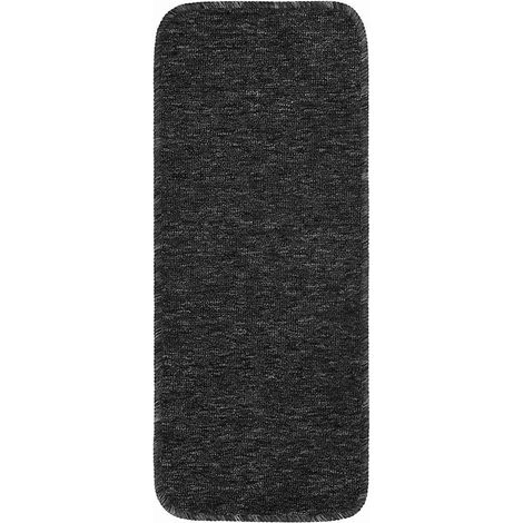 vidaXL Alfombrillas escalera 15 uds antracita rectangular 60x25 cm (1/2)