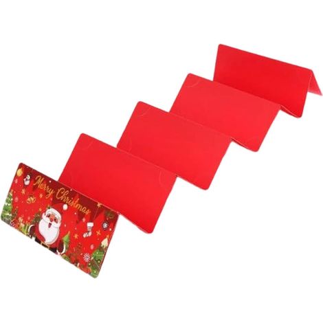 Porte-Billets De Noël Pince À Billets Festive avec Enveloppe Organisateur de Cartes d'Anniversaire Pour Fête, Célébration, Rassemblement, , Garçons, Filles, Noël, Vacances, (1/5)