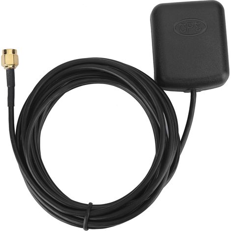 Antenne GPS voiture 3 mètres (9,8 pi) câble SMA connecteur base magnétique amplificateur signal navigation DVD (1/5)