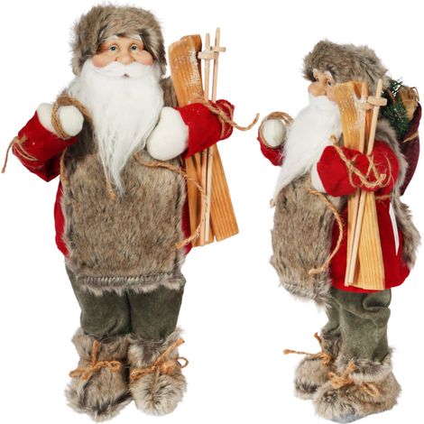 Statuetta natalizia di Babbo Natale, decorazione scandinava, 46 cm (1/5)