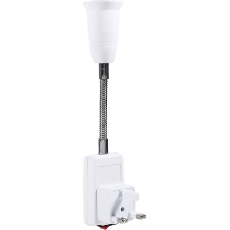 E27 Socket Light Bulb Lamp Holder Flexible Extension Adapter On/Off Switch UK Plug