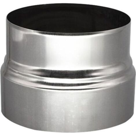 Odipie – Réducteur de conduit de poêle 120mm à 110mm – Acier inoxydable résistant à la chaleur – Raccordement pour chauffage et ventilation (1/4)