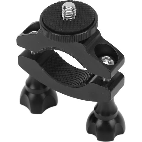 Clip de fixation pour caméra de vélo, support de trépied pour moto/vélo, fixation 1/4 pouce pour caméra sportive (1/5)