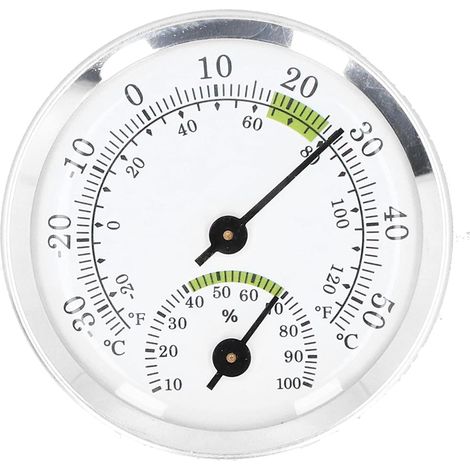 Termometro igrometro a lancetta con quadrante, monitor di temperatura e umidità per umidificatori, serra, giardino, casa, strumento di misurazione sicuro. (1/5)