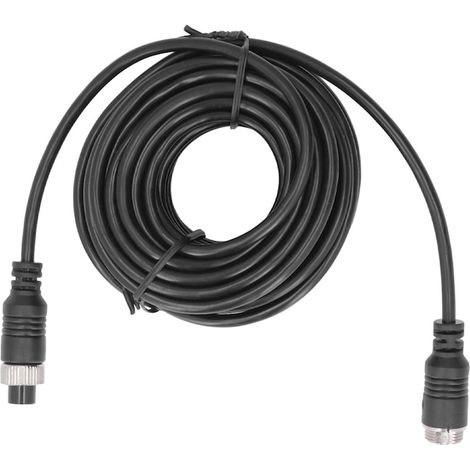 Câble d'extension vidéo 10 m pour caméra de recul de voiture, câble résistant aux intempéries pour moniteur auto (1/5)