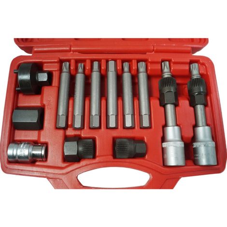 Kit Di Chiavi Per Smontaggio Puleggia E Alternatore Motore Auto 13 Pezzi (1/2)