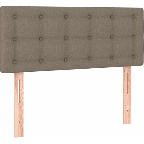 Maison Exclusive - Cabecero de tela gris taupe 80x5x78/88 cm (1/5)