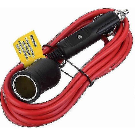 Rallonge de 3,65 m (12 pieds) compatible avec les camions, avec prise allume-cigare 12 V/24 V. (1/5)