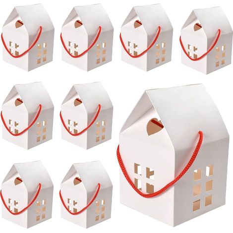 26 Pcs BoîTes En Papier Kraft, Petits Coffrets Cadeaux Kraft BoîTe Cadeau En Papier Kraft BoîTes-Cadeaux(Blanc) (1/5)