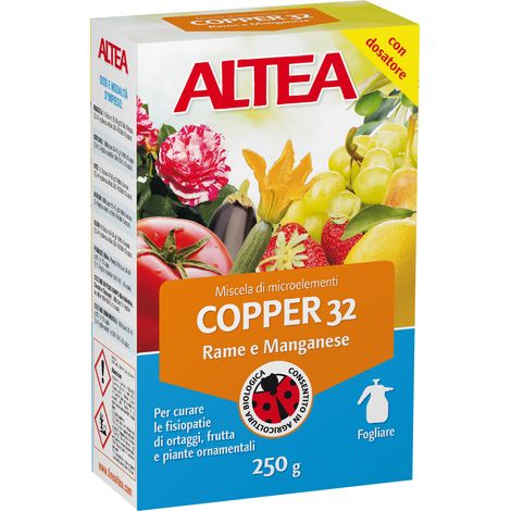 Concime COPPER 32 Rame Manganese 250g ALTEA