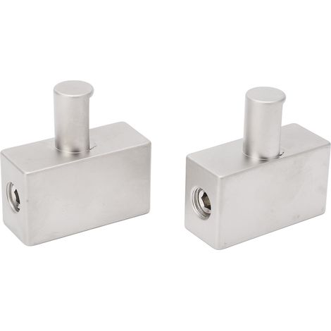 Adaptateur de Réducteur d'Entrée Ampli Double 1/0 pour 1/0 en Alliage d'Aluminium Nickelé - 2 Pièces pour Audio Auto (1/5)