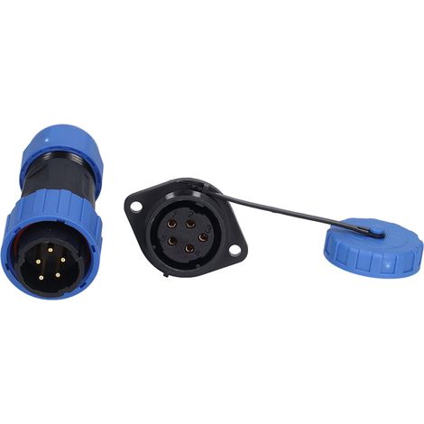 IP68 Wasserdichter Stecker/Buchse Flansch-Stoßanschluss Luftfahrt-Stromanschluss 250V 612mm LP20 (5-polig) (1/5)