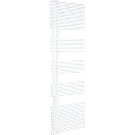 Seche-serviette Design Garda H x L 1708x600mm couleur blanc RAL9016 (1/2)