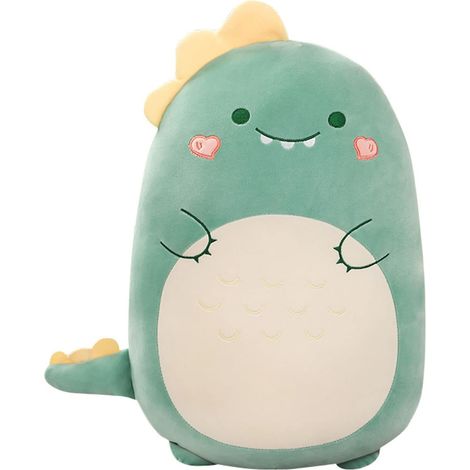Coussin en peluche dinosaure à câliner, peluche mignonne (Dinosaure, 45 cm/17,71 po) (1/5)