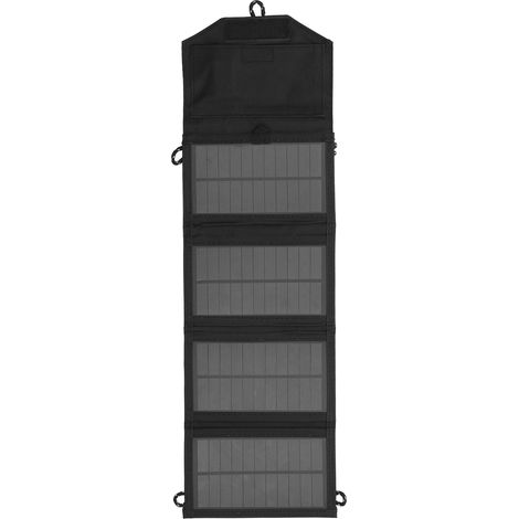 Panneau Solaire Pliable 7W Polycristallin Portable Chargeur USB Léger pour Camping Randonnée Pêche Efficacité Élevée (1/5)