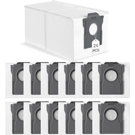 DTEKGAZ - 24 Staubsaugerbeutel für Dreame L10s Ultra Gen 2 / L10s Pro Ultra Heat / X30 L40 Ultra / X40 X50 Ultra Complete, Mova E30 Ultra / P50 Pro Ultra Ersatzbeutel, 3,2 l