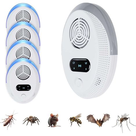 repelentes ultrasónicos para ratones, mosquitos, cucarachas, ratones, control de plagas ultrasónico, repelente de mosquitos enchufable, arañas y murciélagos. (1/3)