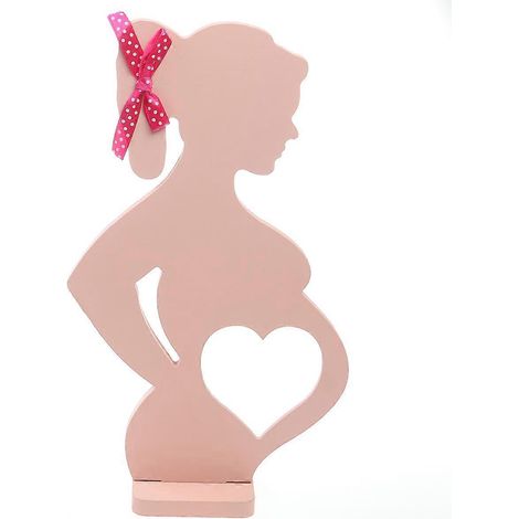 Accessoires de mariage, décorations, ornements, cadres en bois à motif de cœur et de femme enceinte (1/2)