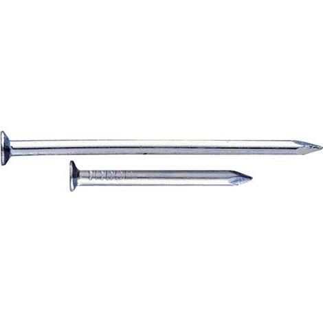 PUNTA ACERO CABEZA PLANA 30 UDS 2,50 X 50 MM - BZPACP25050