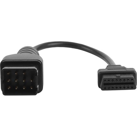 Câble de diagnostic OBD2, adaptateur 12 broches vers 16 broches, rallonge pour accessoires automobiles (1/5)