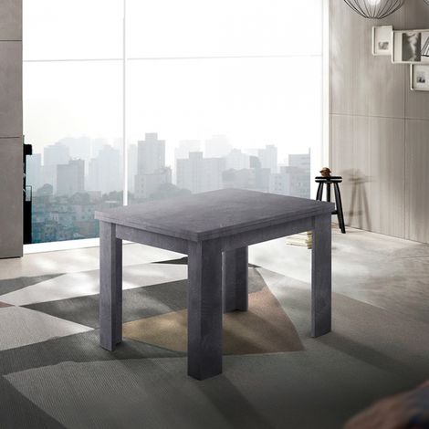 Erweiterbarer Esstisch Konsole 90-180x90cm mit modernem Design Jesi Liber Ardesia (1/5)